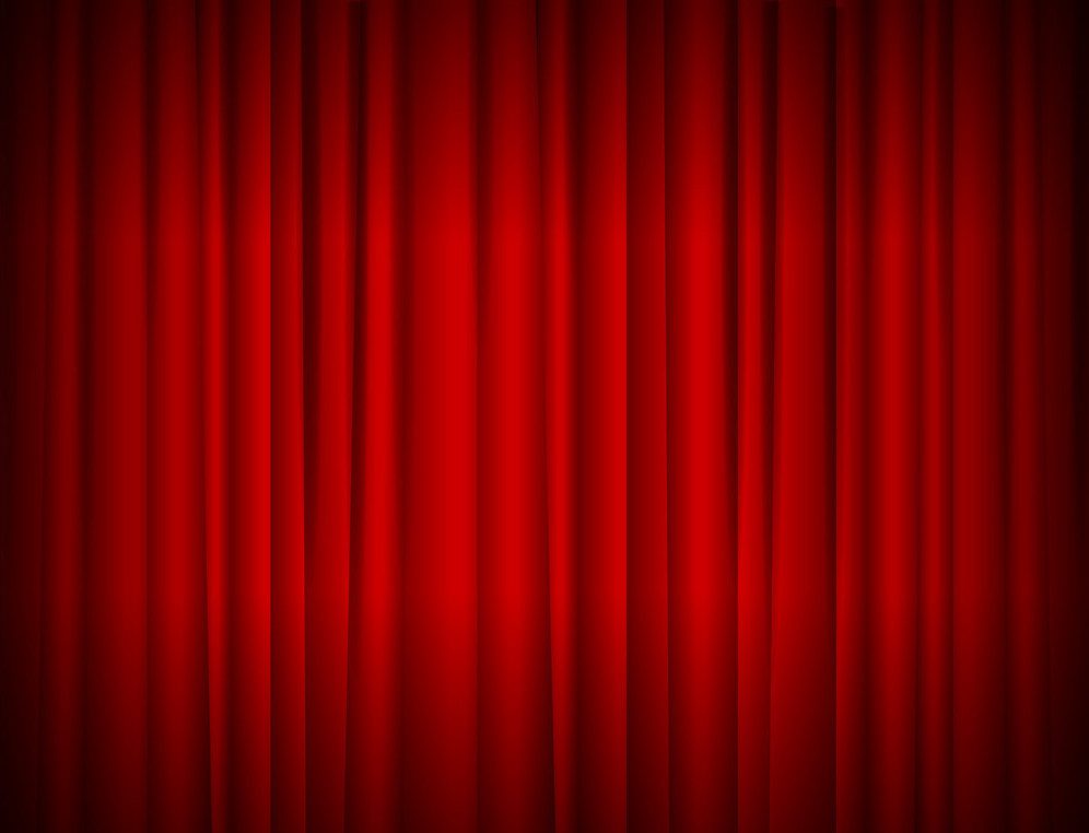 Click the curtains to start the show